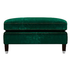 Duresta Grayson Footstool, Umber Leg Pimlico Forest